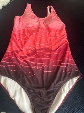 Women’s Ombre Pink One-Piece Swimsuit